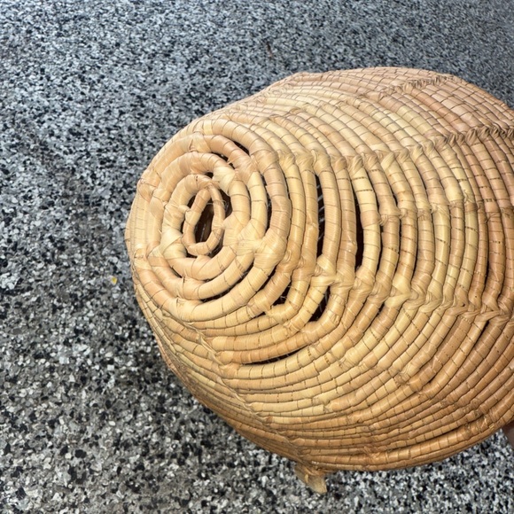 Vintage Woven straw Handbag - Picture 5 of 6